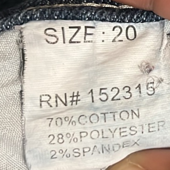 Bundle (2)Nytrends 4 & Lane Bryant 5-Pocket Jeans, Size 20 - Picture 10 of 16